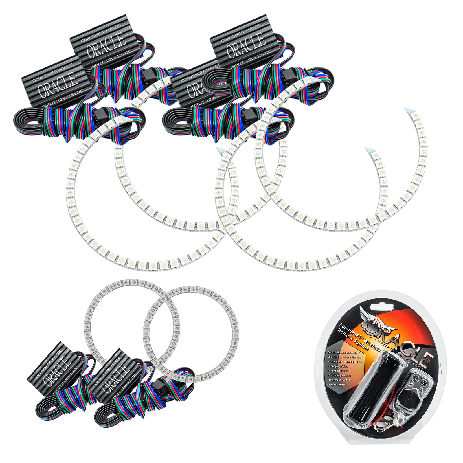 1118-330 - Dodge Charger 2005-2010 ORACLE ColorSHIFT Triple Ring Halo Kit